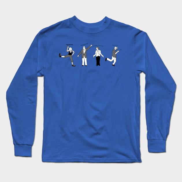 Chicken Dance Long Sleeve T-Shirt by valifullerquinn